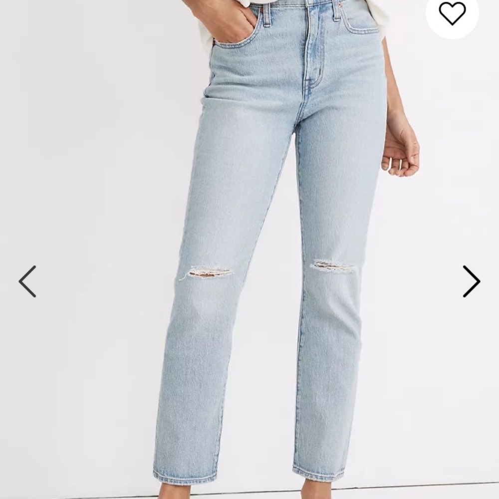Madewell High Rise Slim Crop Boyjean